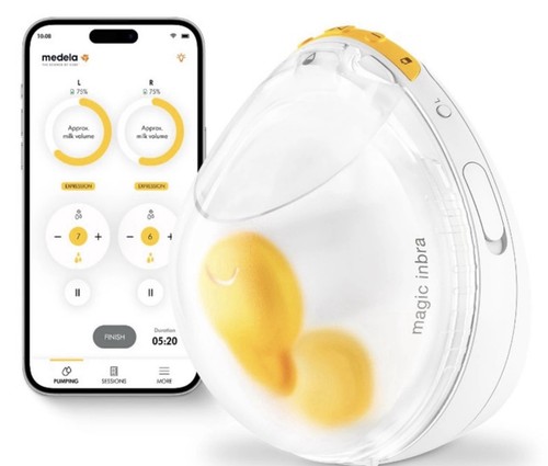 Medela breast pump with - breast,
